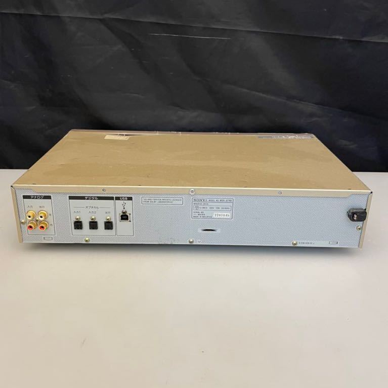 ☆SONY ソニー MDプレーヤー MDS-JE780 MDデッキ MDレコーダー MDLP