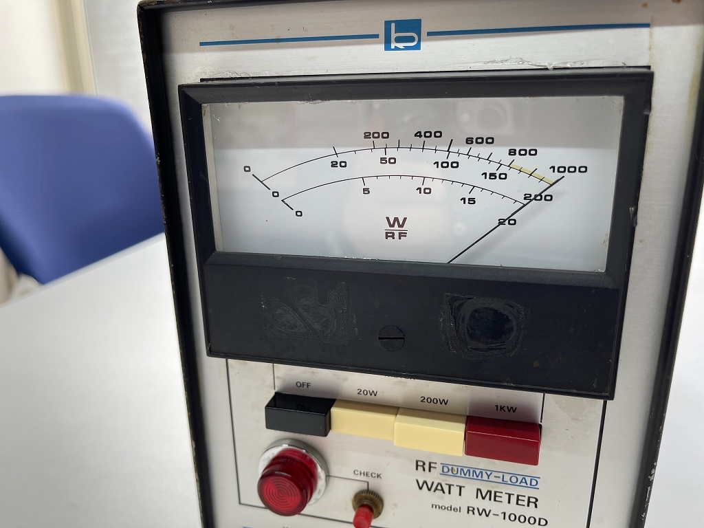 クラニシ KURANISHI RW-1000D RF DUMMY-LOAD WATT METE ダミーロード
