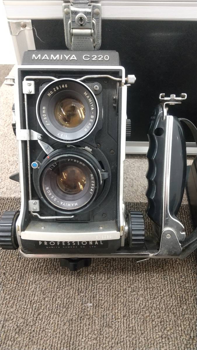 1858 動作未確認 MAMIYA マミヤ C220 PROFESSIONAL MAMIYA-SEKOR 1:3.7