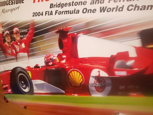 売切 大判ポスター【 ブリヂストン F1レース ポスター② 】美品クラス 