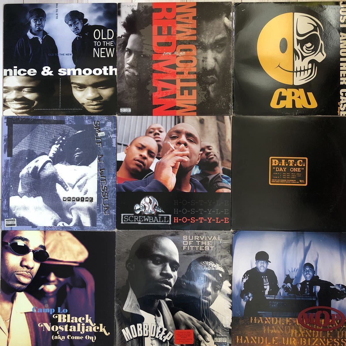 56枚 まとめて 大量 80's 90's HIPHOP R&B 12 LP SCREWBALL MOBB DEEP