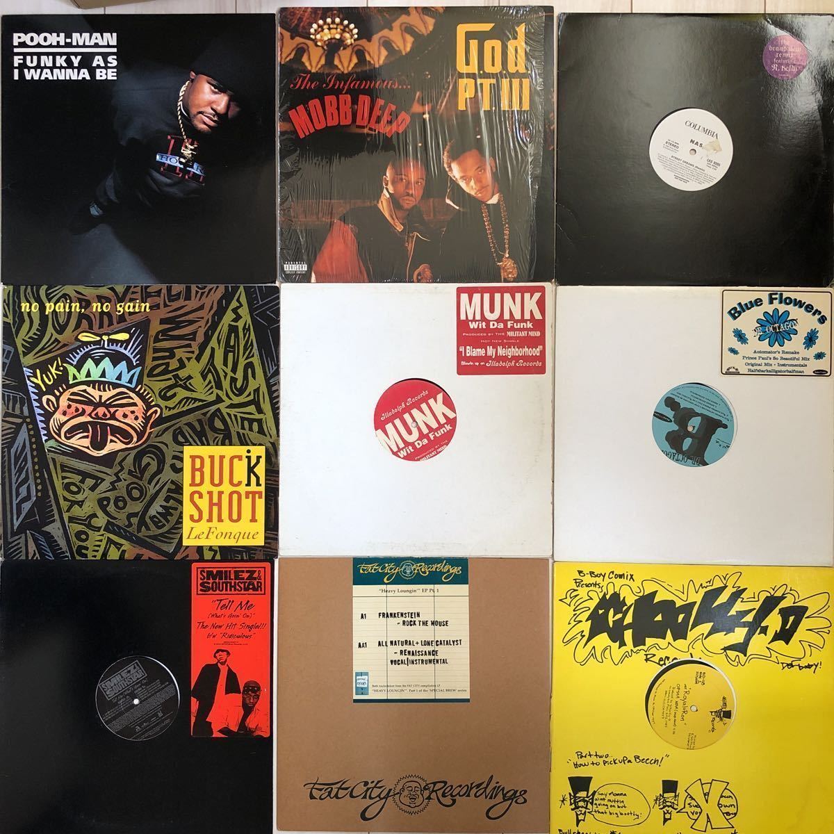 56枚 まとめて 大量 80's 90's HIPHOP R&B 12 LP SCREWBALL MOBB DEEP
