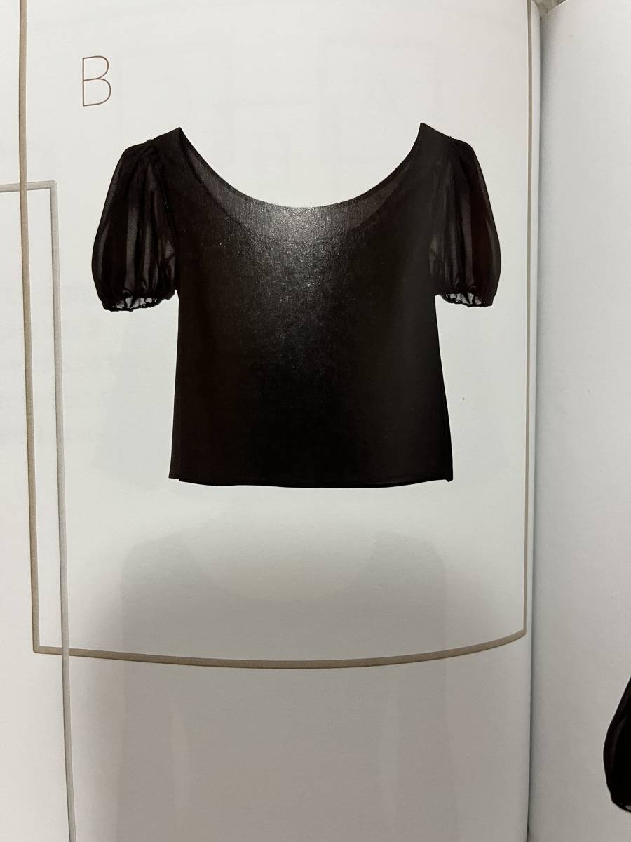 FOXEY NEW YORK ソデコーデ　42サイズ ブラックブラック　パフスリーブ　未使用　トップス　シースルー　フォクシー FOXEY YORK NEW New Season with