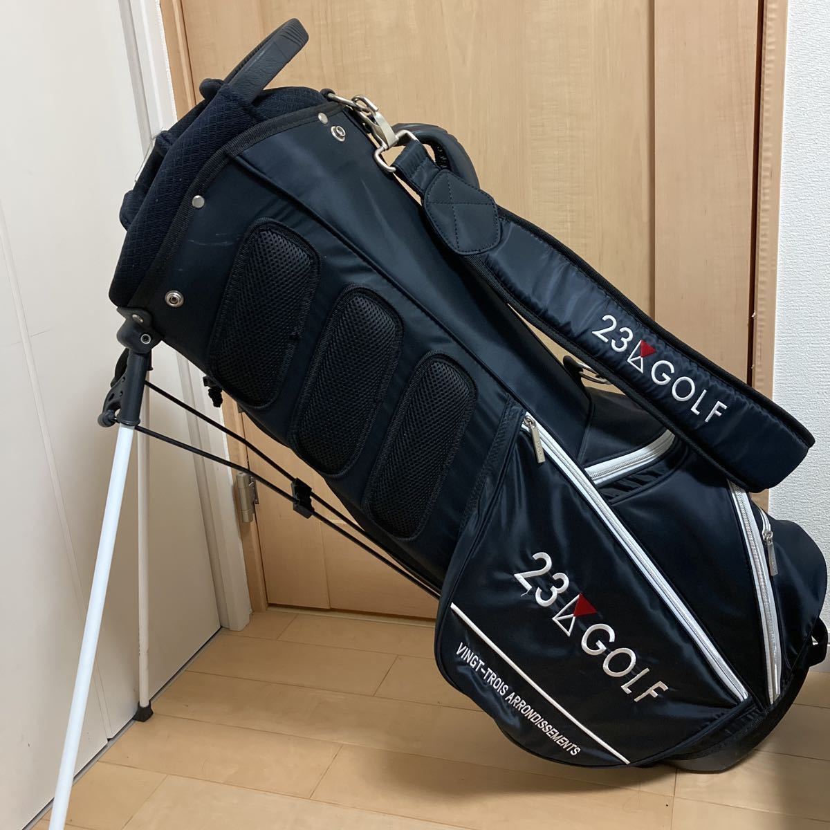 1円～☆超美品☆23区☆スタンドキャディバッグ☆レア☆23区GOLF 