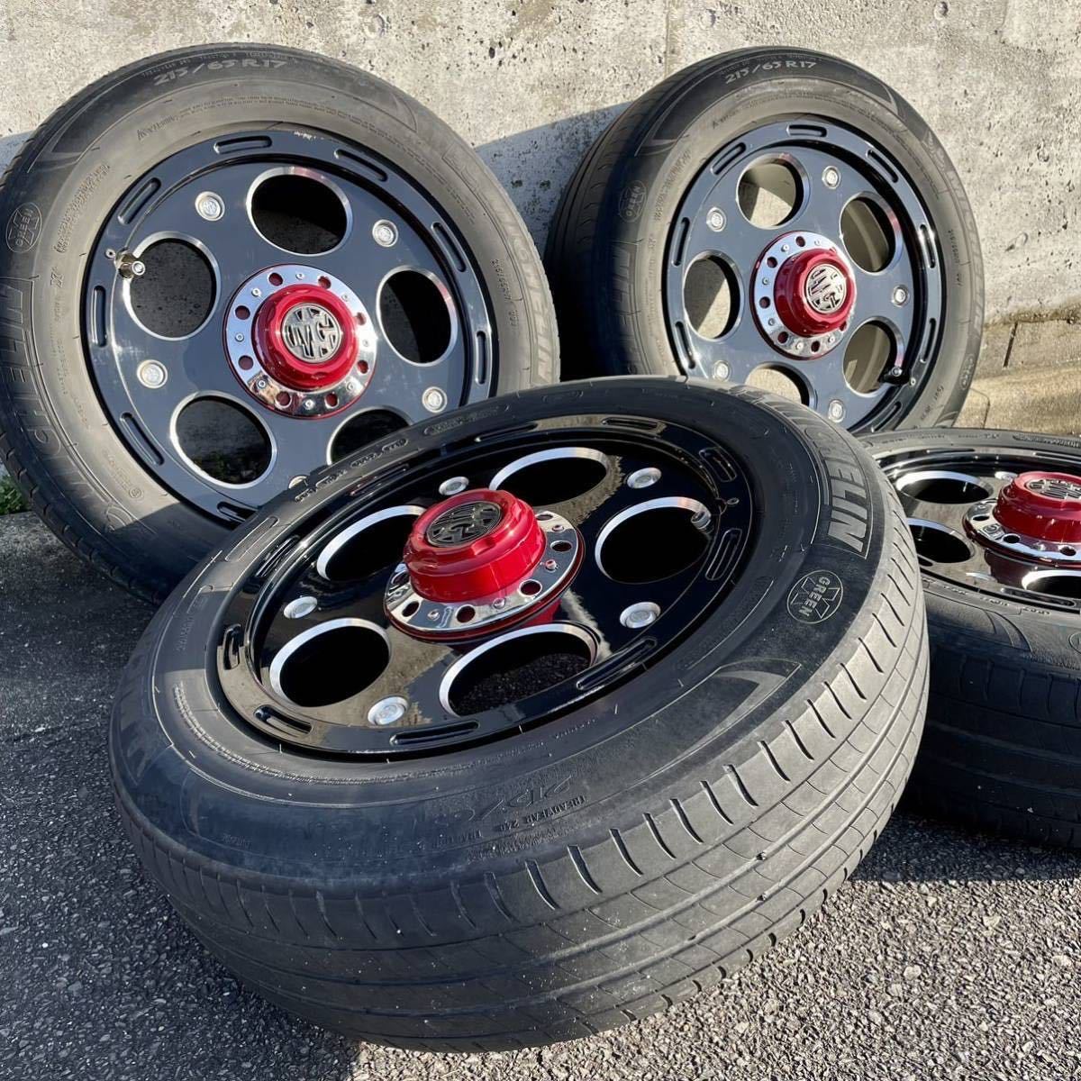 クリムソン マーテルギア デーモン 17×7.5J +38 ミシュラン 215/65R17 
