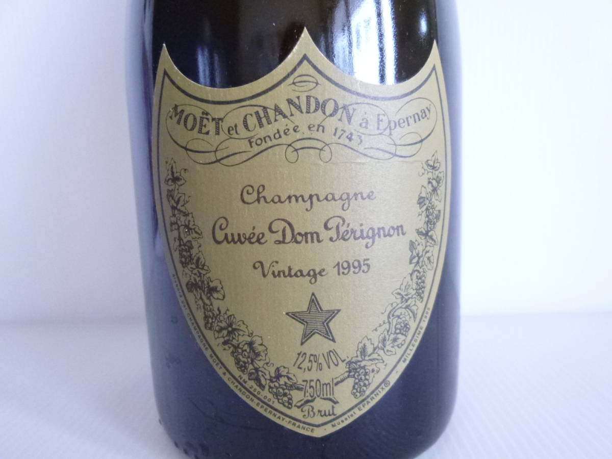 49697☆古酒 未開栓 ドンペリニヨン Dom Perignon VINTAGE 1995