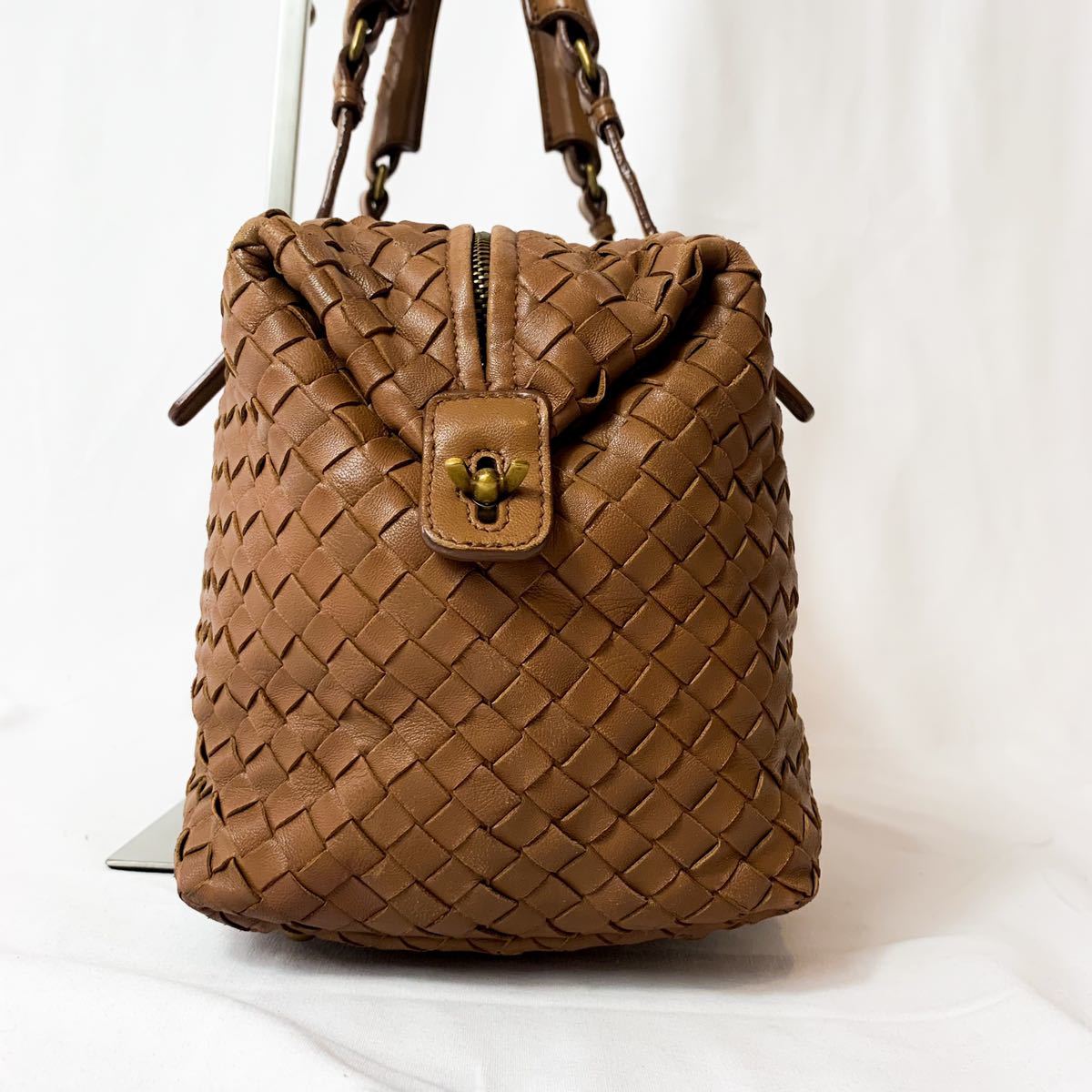 1円 極上 ボッテガヴェネタ BOTTEGA VENETA ショルダーバッグ ボストン