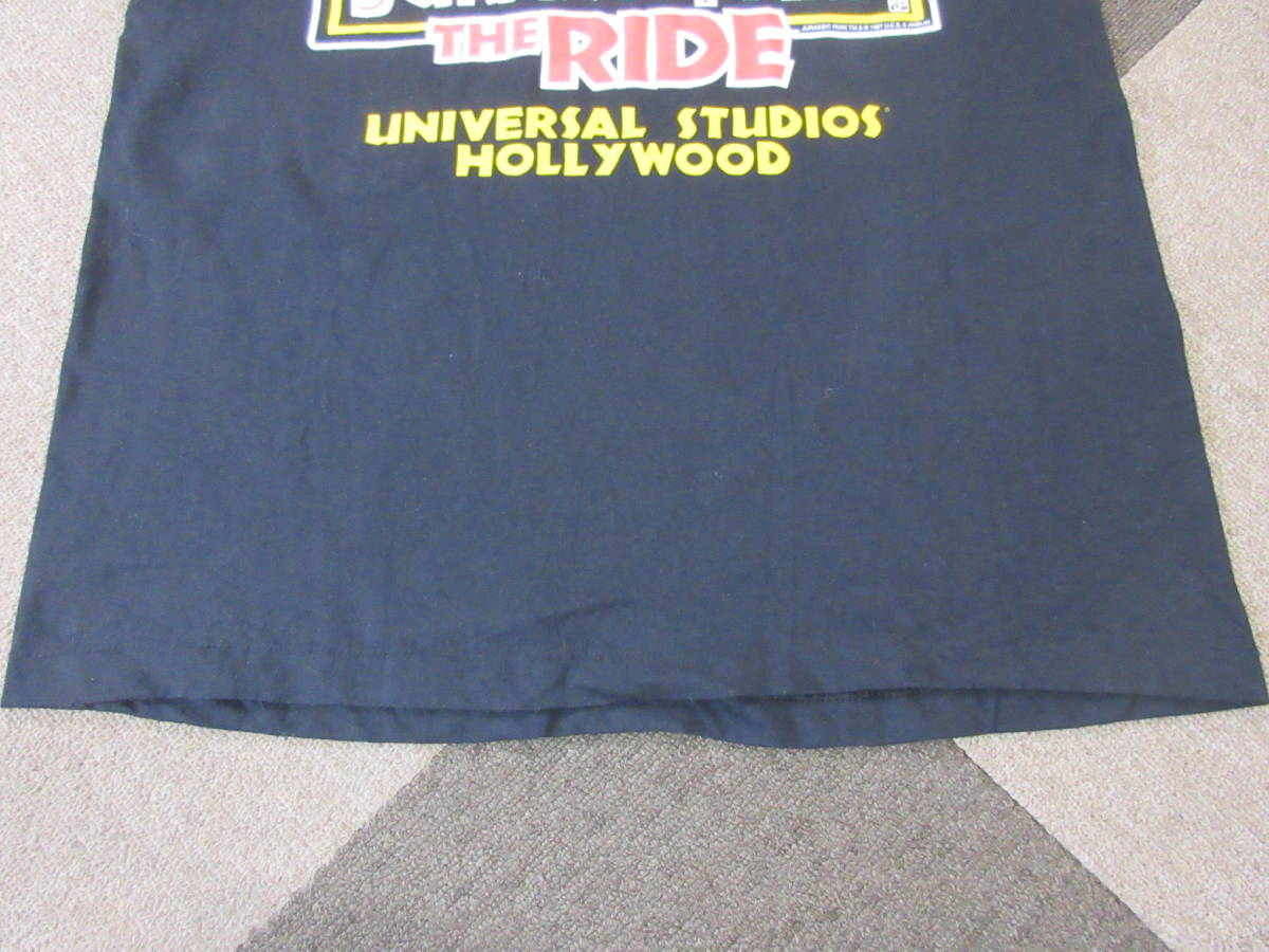 90s ジュラシックパーク Tシャツ M 黒 USA製 シングルステッチ 