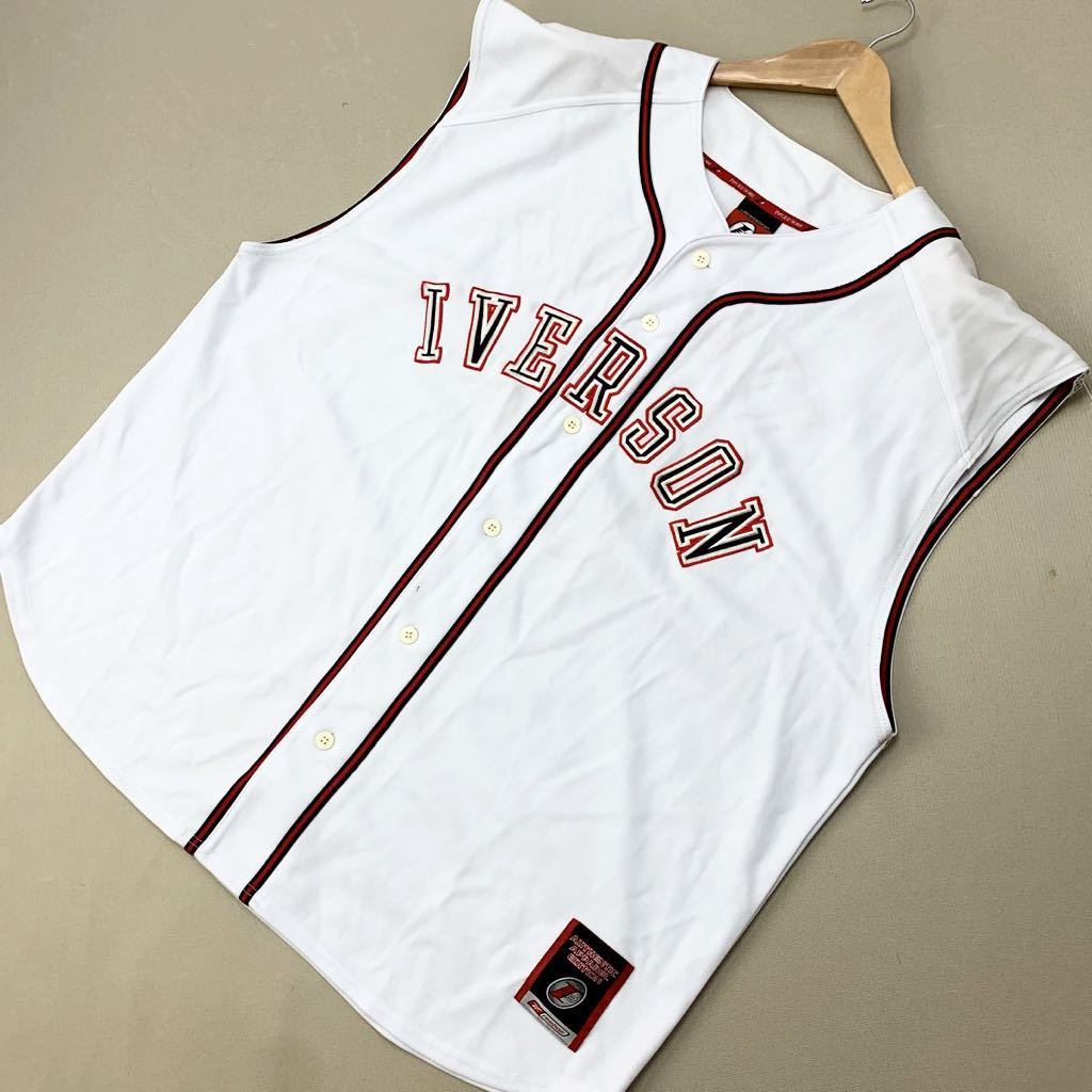【送料無料，安い】 リーボック Reebok NBA アレン アイバーソン 76ers ノースリーブ ユニフォーム ゲームシャツ ホワイト XXL バスケ HIPHOP 腹シミ C180(XLサイズ以上)｜売買されたオークション情報、yahooの商品情報を ユニフォーム