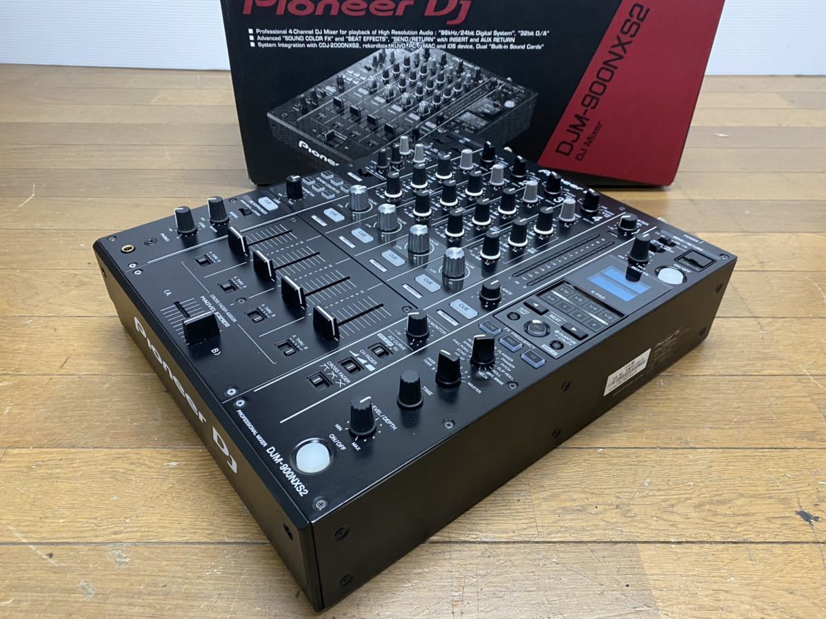 程度良好☆PIONEER DJM 900NXS2 元箱付きパイオニアDJミキサー (DJ 
