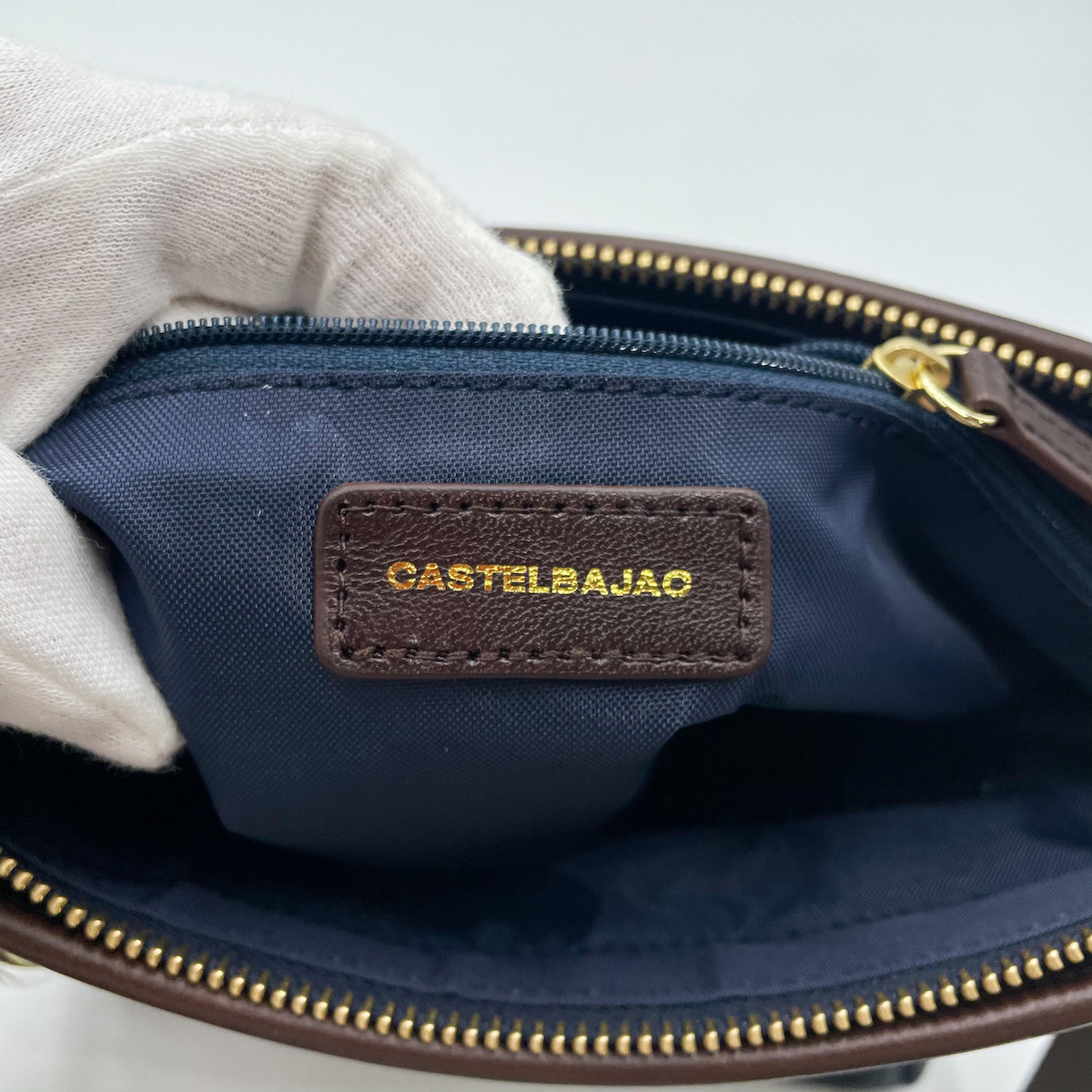 1円～【ほぼ未使用】CASTELBAJAC カステルバジャック ショルダーバッグ 