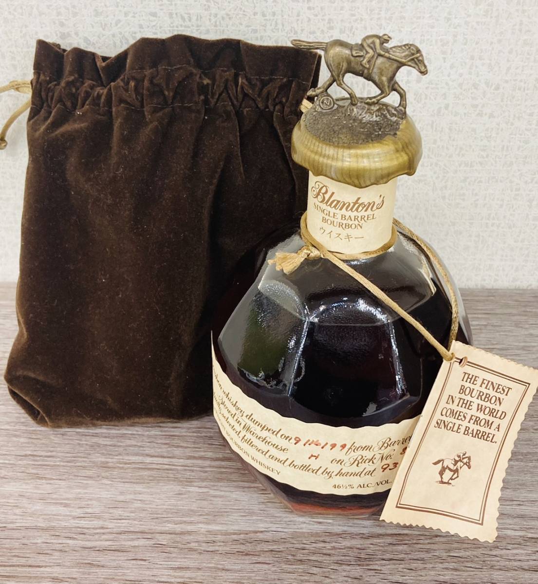 Blanton750ml 新品・未開封品　古酒 日本国内純正品 N-9472 古酒 Blantons ブラントン シングル バーボン