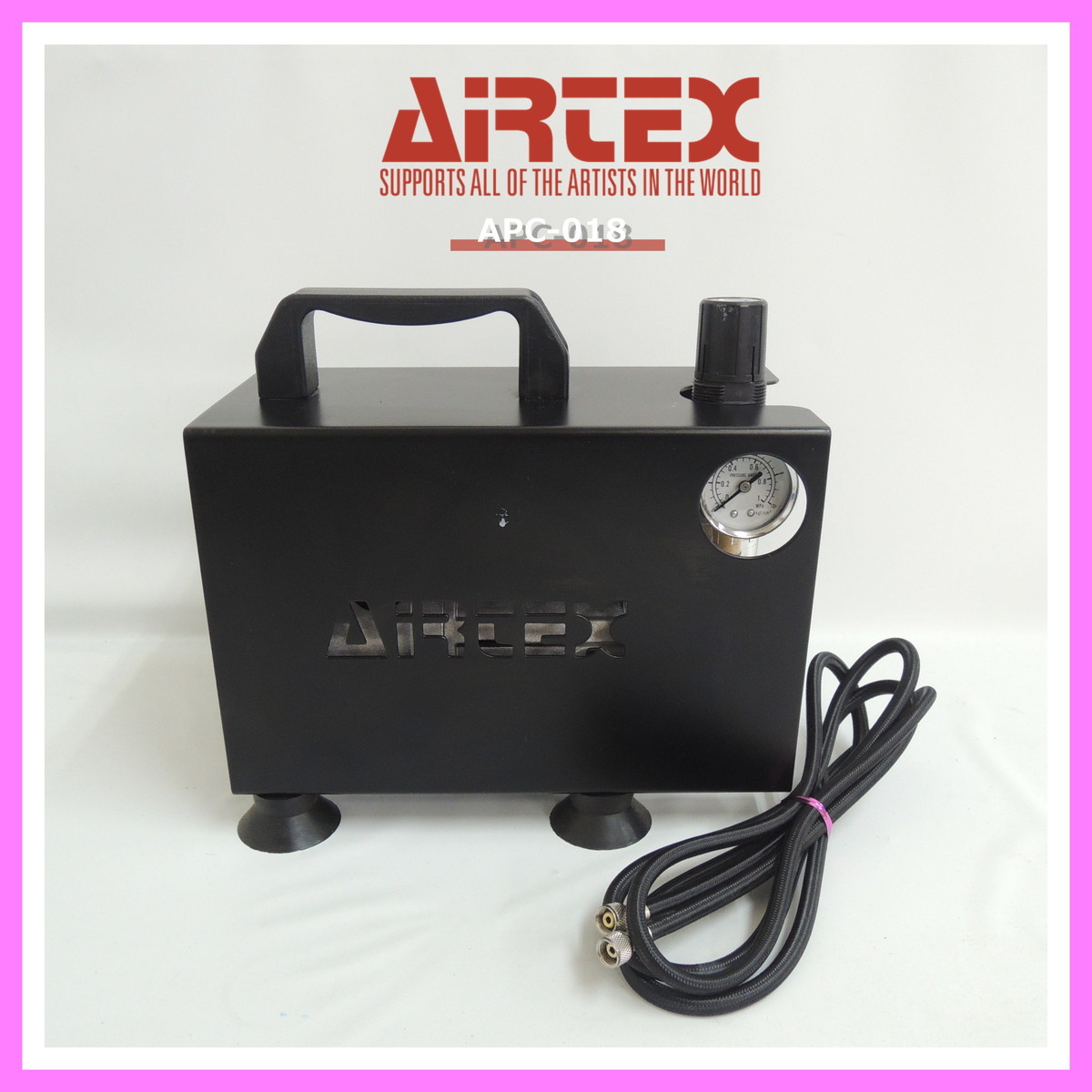新作登場，2026 早い者勝ち エアテックス APC-018 エアーコンプレッサー 小型 AIRTEX エアブラシ ブラック ミニ 約0.38Mpa 参考価格29 480(コンプレッサー)｜売買されたオークション情報、yahooの商品情報をアーカイ コンプレッサー