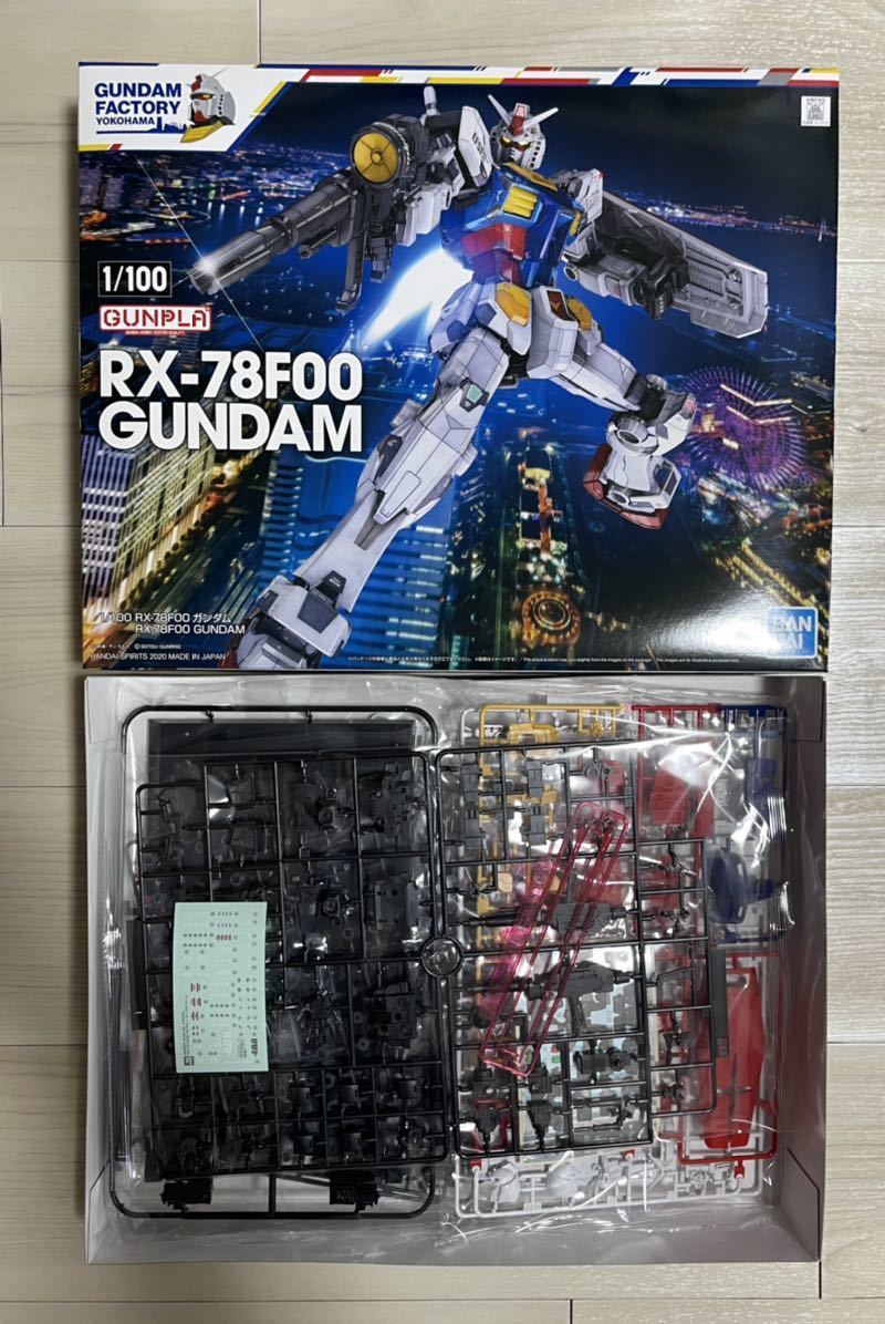 横浜ガンダムファクトリー 1/144 1/100 RX-78F00 ガンダム／エコプラ