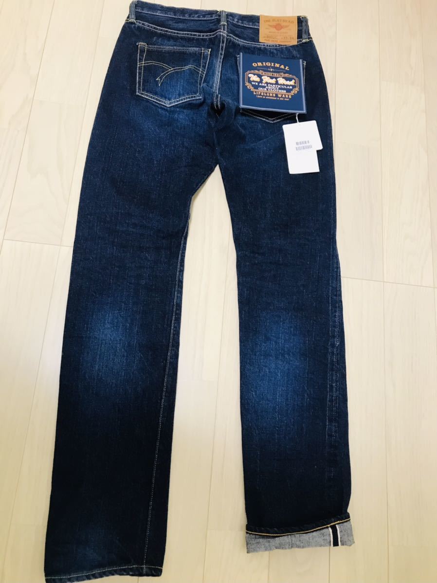 超希少 新品 フラットヘッド 3002Cスペシャルカスタム加工 デニム 
