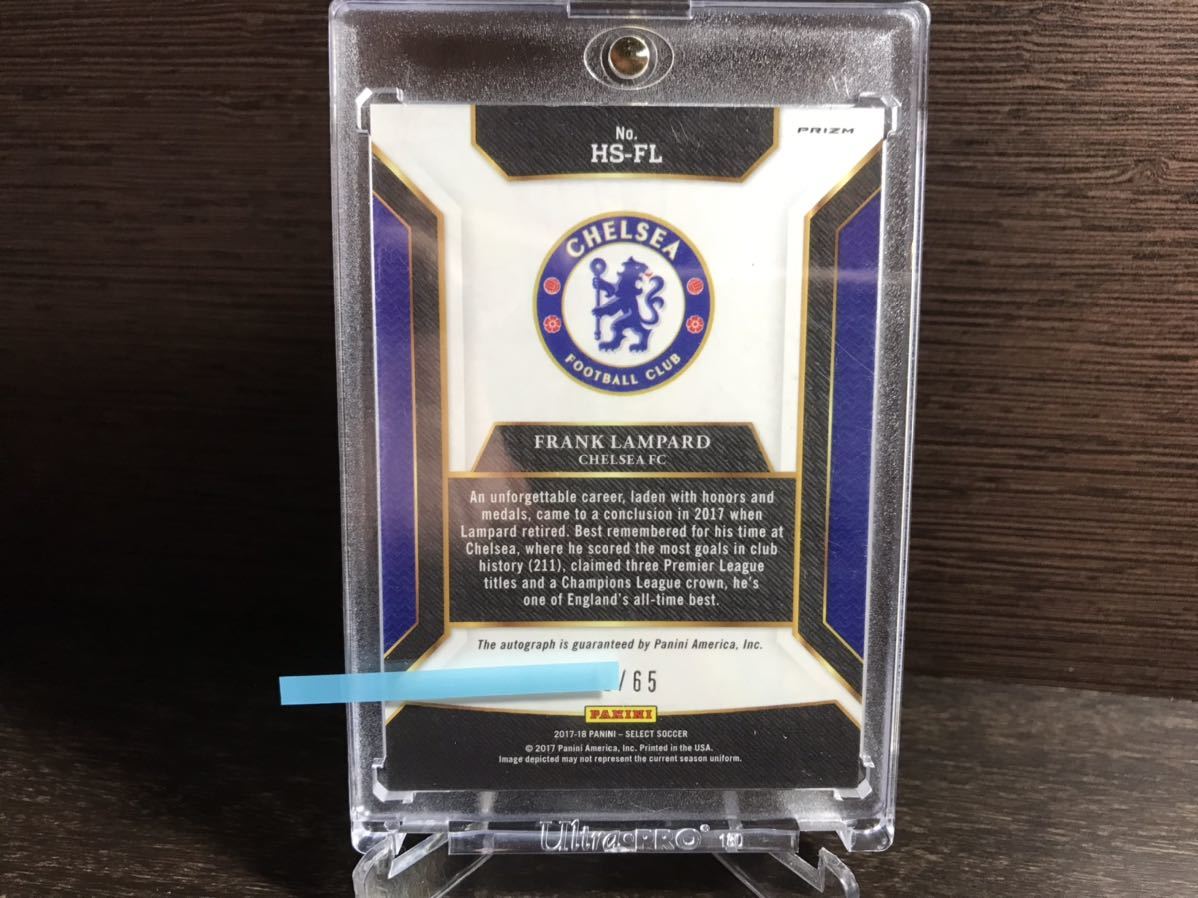 Frank Lampard(フランク ランパード) Auto /65 Chelsea 2017-18 Panini