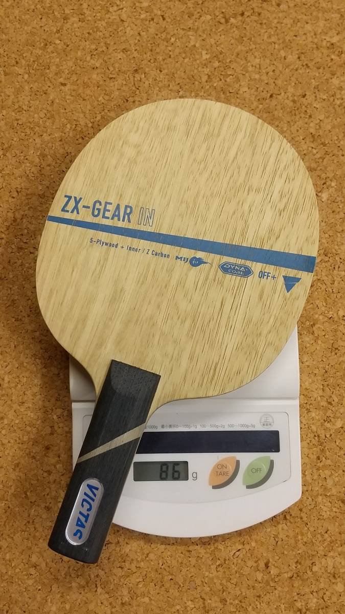  VICTAS ZX-GEAR IN ST 86g(シェークハンド)｜売買されたオークション情報、yahooの商品情報をアーカイブ公開 - オークファン シェークハンド