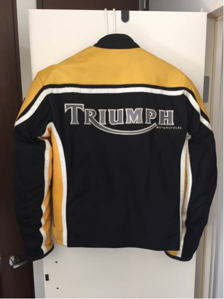 TRIUMPH トライアンフ レザー ジャケット 希少 ☆TRIUMPH トライアンフ