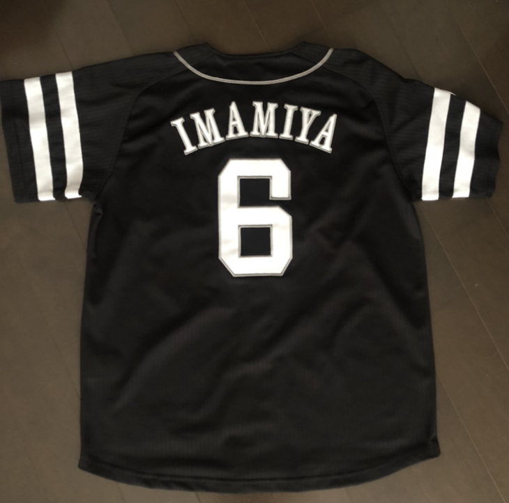 HAWKS 今宮 ユニフォーム 黒 ビジター Softbank 背番号 6 健太