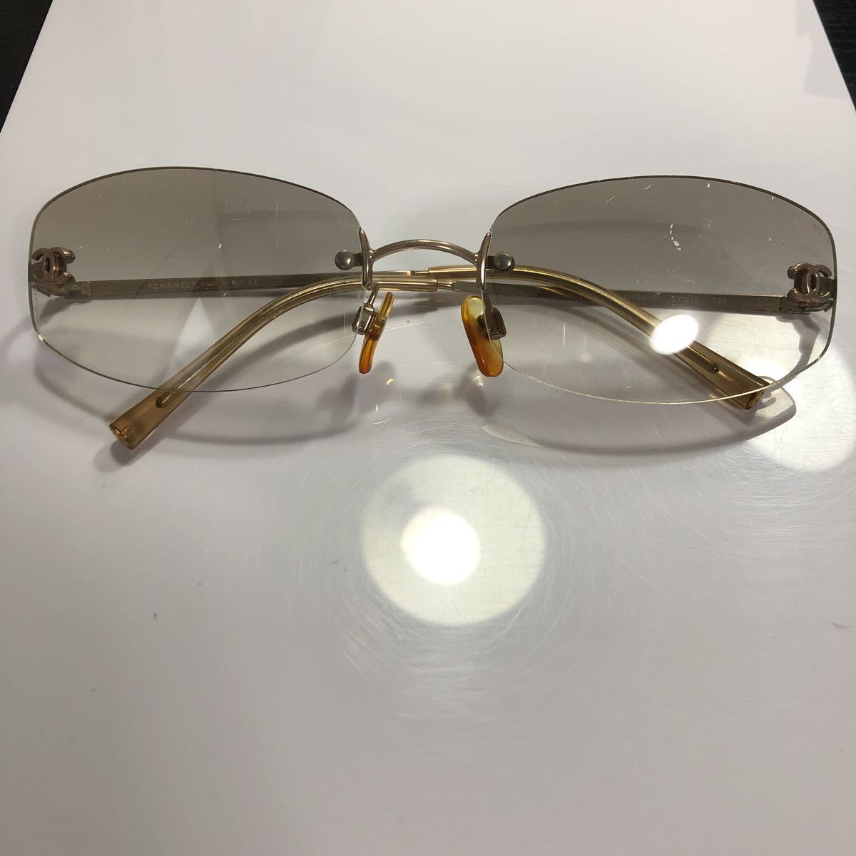 シャネル サングラス 4002 c.194/61 57□19 130 ココマーク SV金具