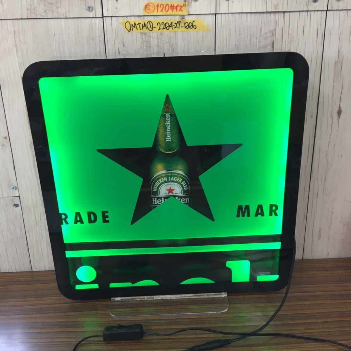 格安，大得価 ○ハイネケン アイコニックサイン 電飾照明看板 LED 
