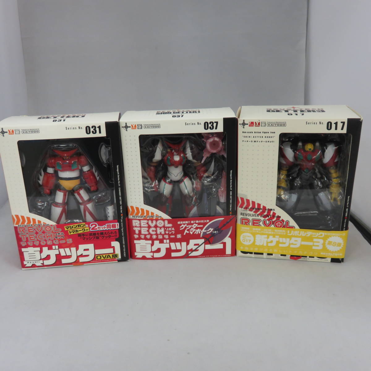 未開封 3点セット 】 リボルテックヤマグチ 真ゲッター1 , OVA版  