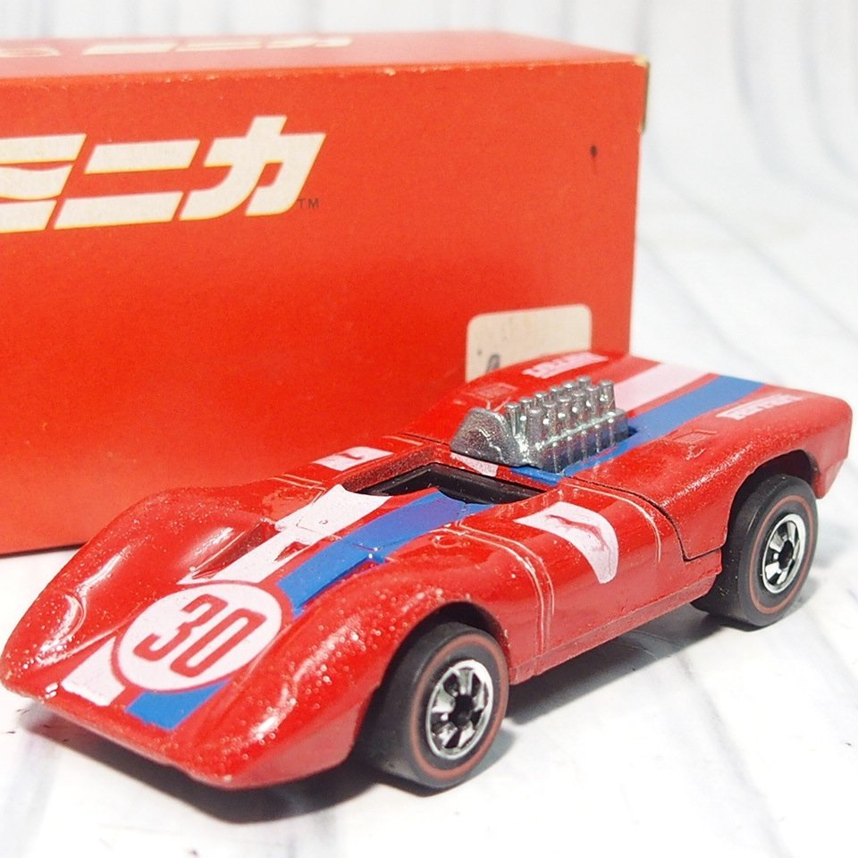 m002 G4【6 保管品 MATTEL マテル ミニカ No.46 フェラーリ 312P 元箱