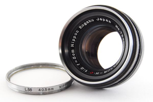 Nikon NIKKOR-H.C 5cm F2 ニコン Sマウント 黒鏡胴 Nippon Kogaku