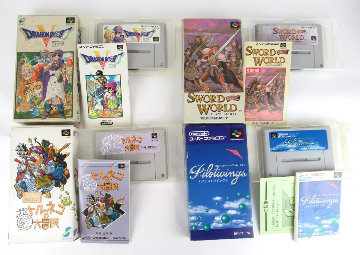 ファミコン スーパーファミコン FC SFC ソフト まとめ ドラクエ ゼルダ 