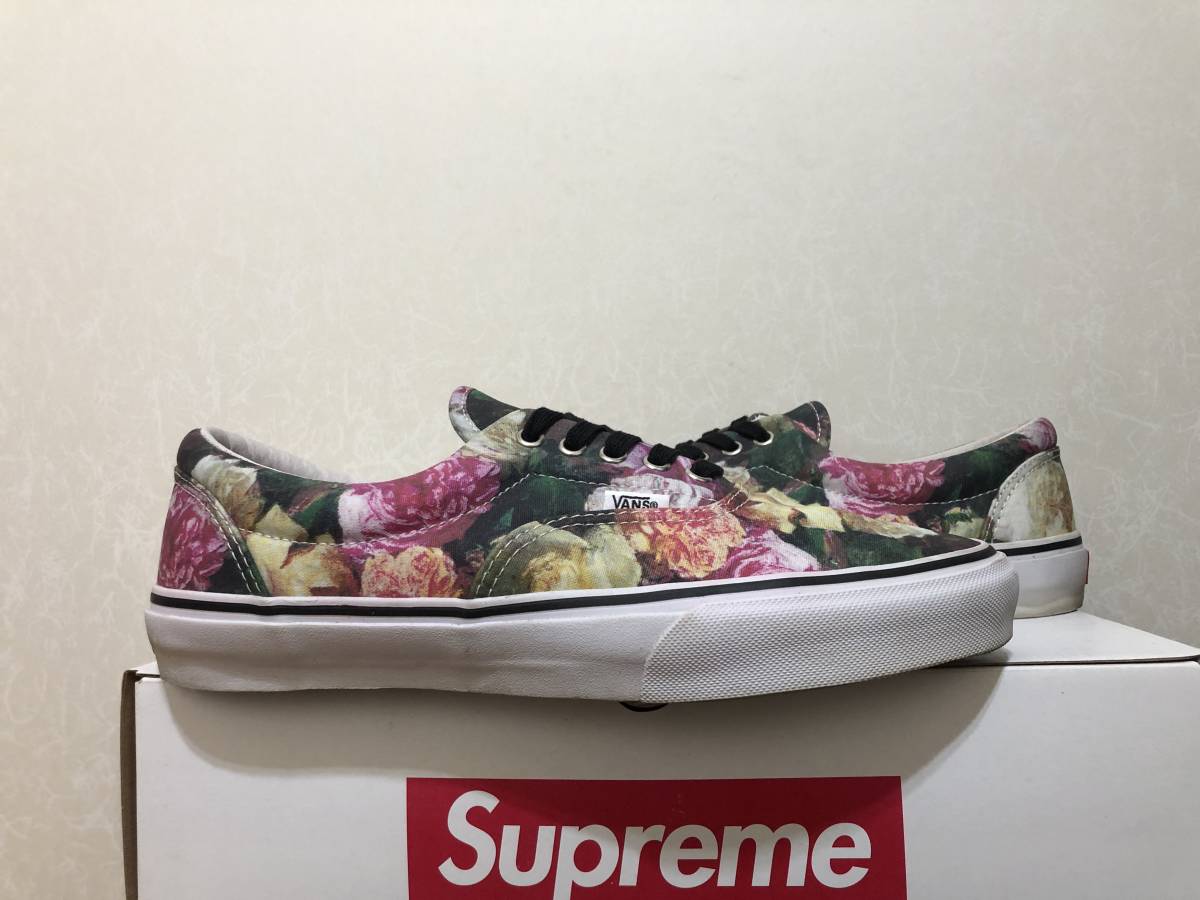 送料無料 正規 Vans Era pro × supreme 27.5cm Power Corruption Lies 