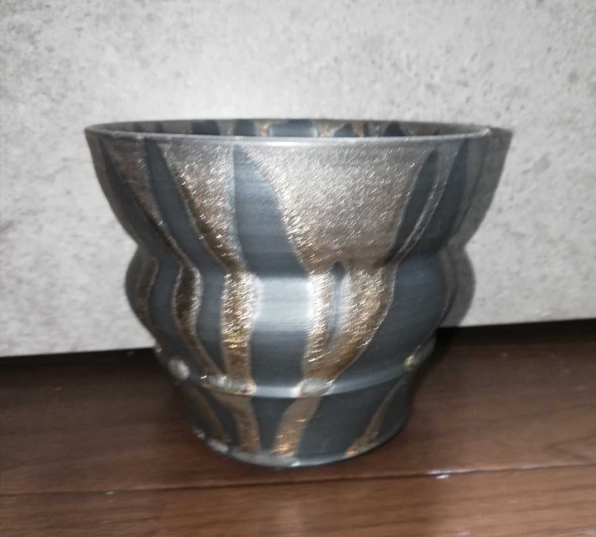 カタチ製作所 raw life 鉢 invisibleink 手作植木鉢 Lサイズ invisible