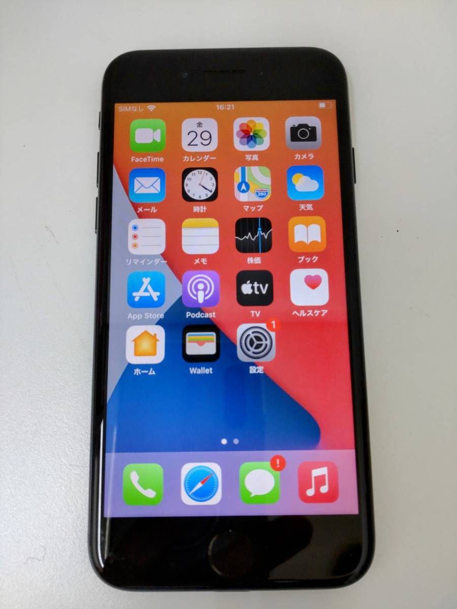 ☆D6010⑧TR□iPhone7 32GB NNCE2J/A バッテリー最大容量90% キャリア
