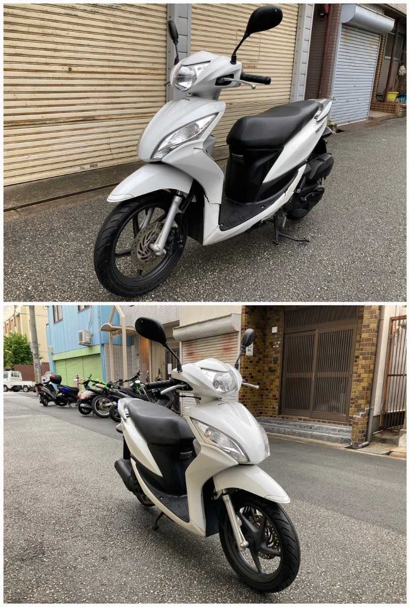 大阪市発☆1スタ☆1円スタート☆ディオ110☆Dio☆JF31☆ホンダ☆低走行 