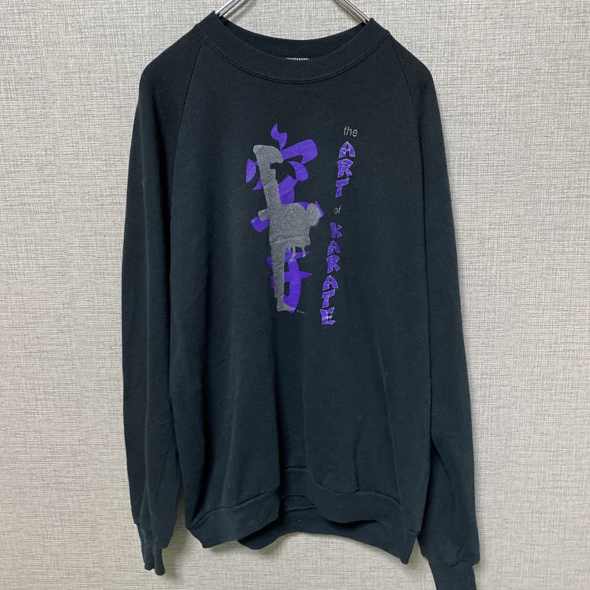 レア 90s USA製 空手 漢字 アート art スウェット Tシャツ レア 90s USA製 空手 漢字 アート art スウェット Tシャツ