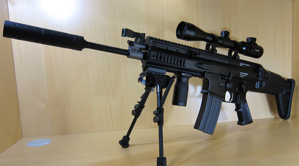 東京マルイ 次世代電動ガン SCAR-L スナイパー仕様 ライフルスコープ 