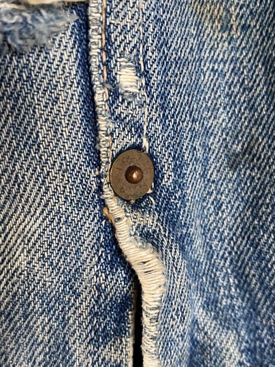 1952年 最初期 LEVI'S 507XX セカンド 片面タブ 革パッチ ヴィンテージ