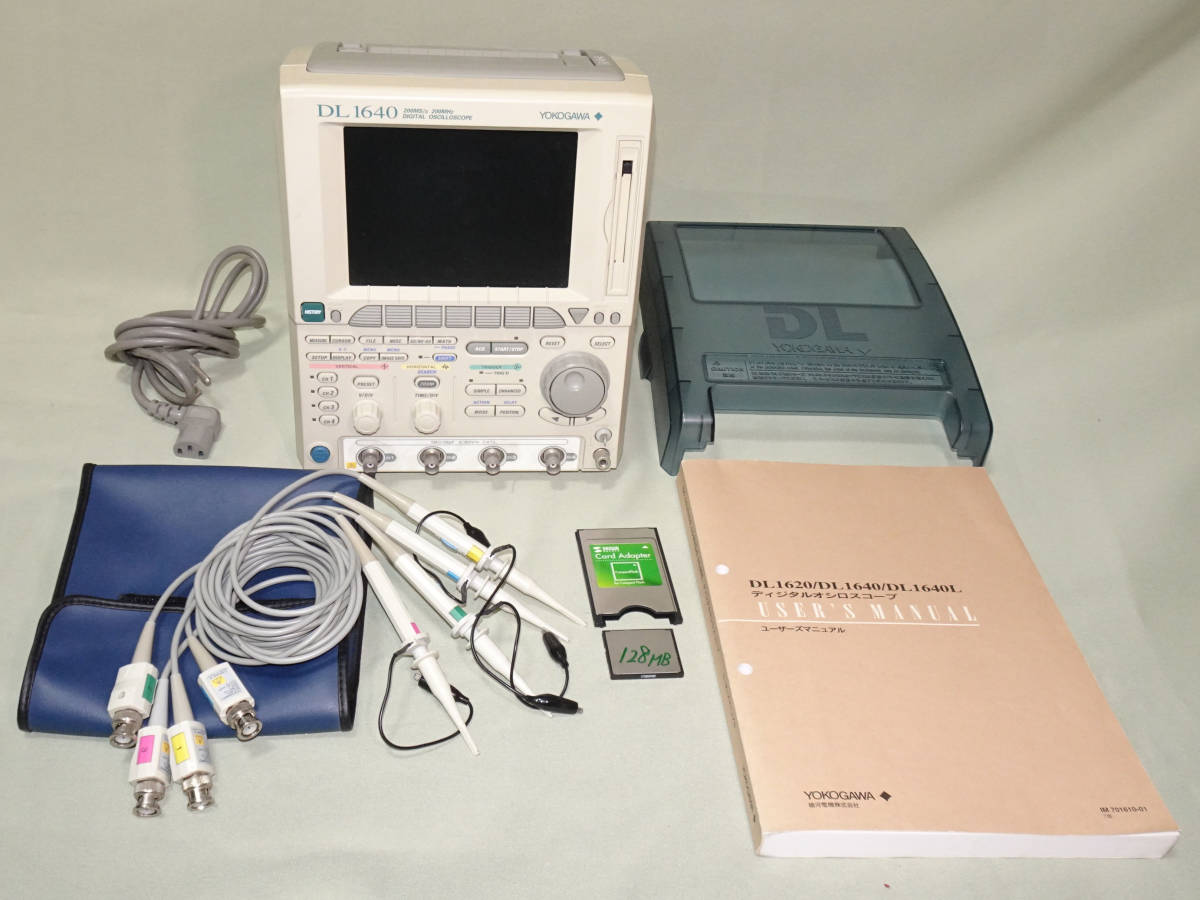 YOKOGAWA DL1640 DIGITAL OSCILLOSCOPE 200MHz 701610-AC-M-J3 /C10/F7 