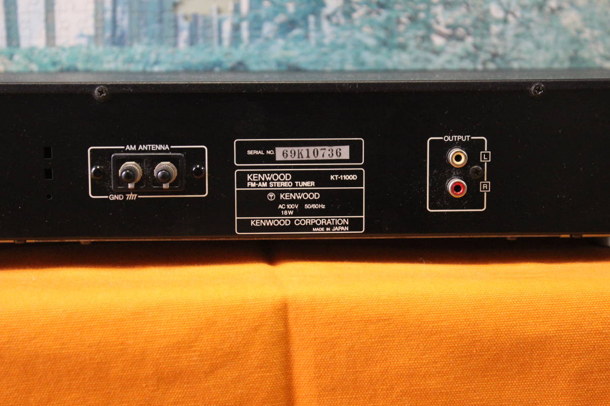 KENWOOD ケンウッド KT-1100D FM⁄AMチューナー メンテナンス済み