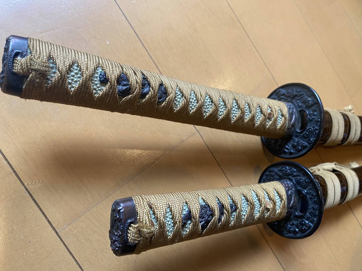 模造刀 日本刀 2本セット スタンドつき 観賞用模造刀日本刀 2本セット