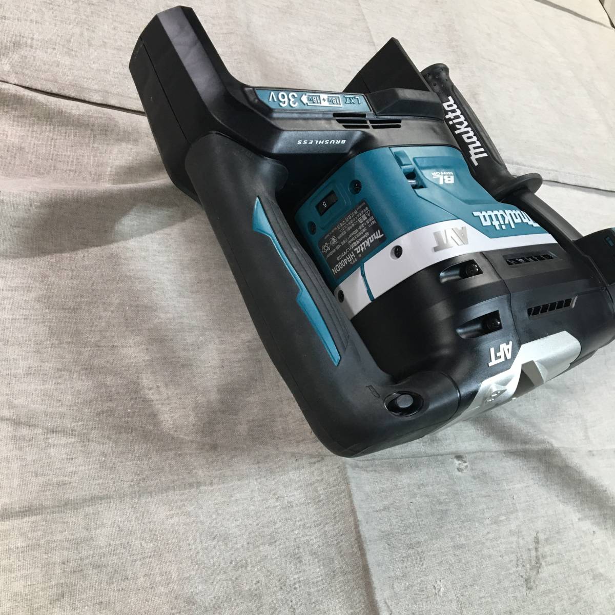 現状品 マキタ 充電式ハンマドリル18+18V 40mm バッテリ充電器別売 HR400DZKN マキタ SDS 充電式ハンマードリル 株式会社マキタ Makita マキタワンハンドシリーズに初の集じんシステム搭載！18V充電式