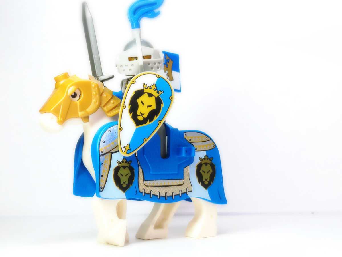 LEGO☆G517 甲冑騎士 甲冑馬 ライオンシリーズ ミニフィグ 同梱可能 