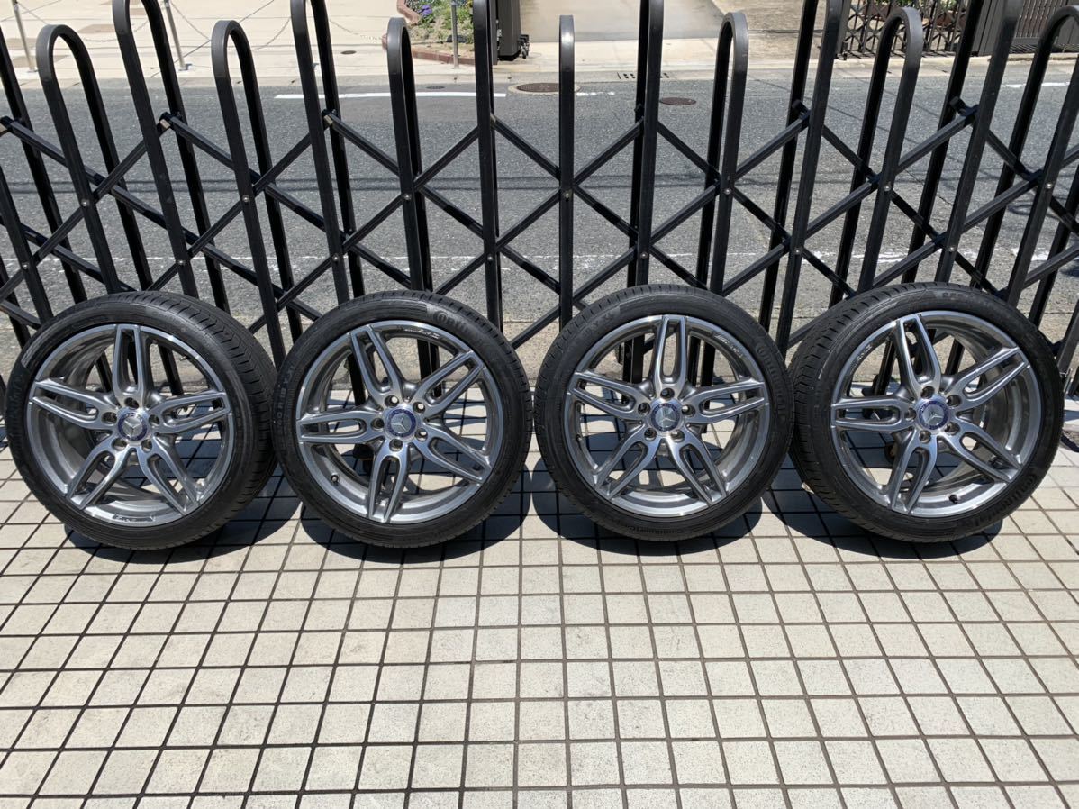 新車外し ベンツ AMG本物ホイル CLAAMG Line後期より取外し A W176 