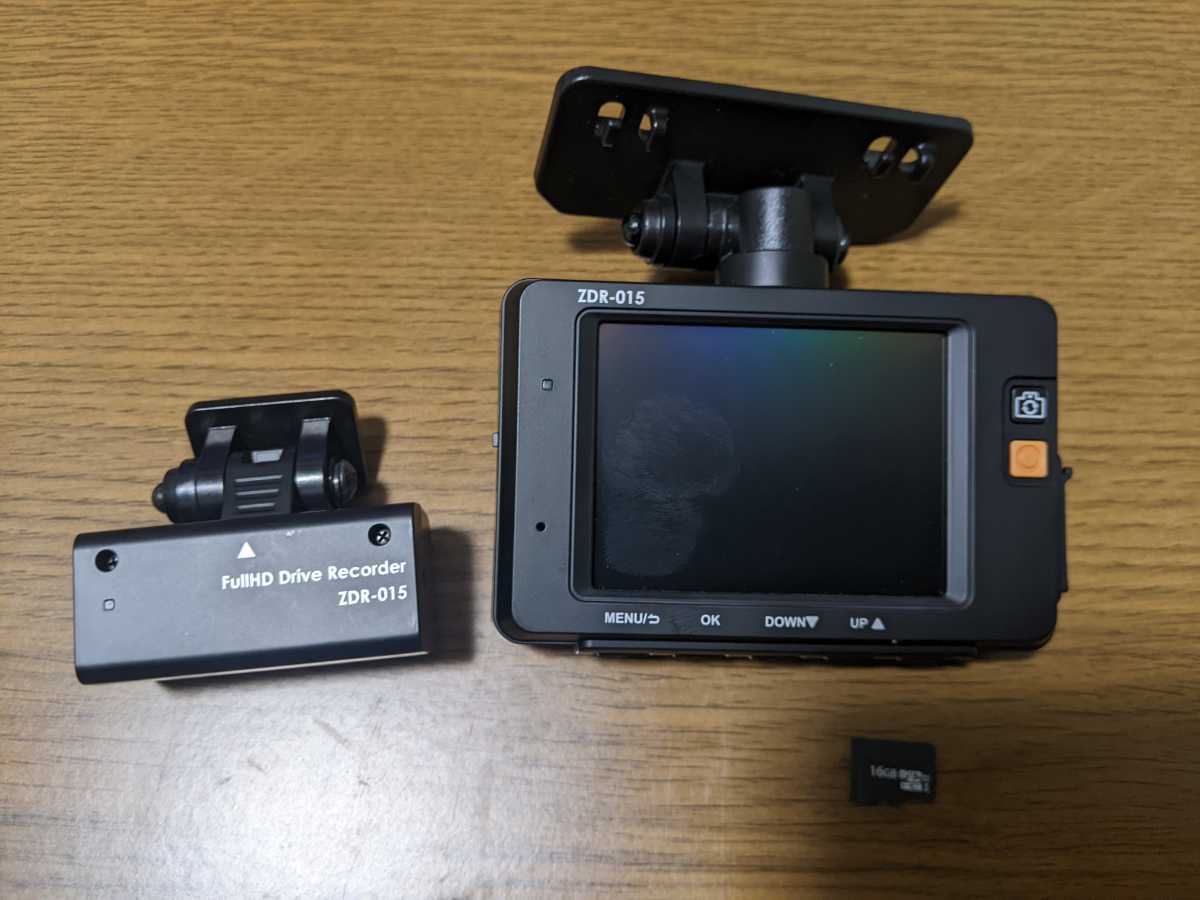 コムテック ZDR-015 ドライブレコーダー 前後2カメラ COMTEC ドライブ