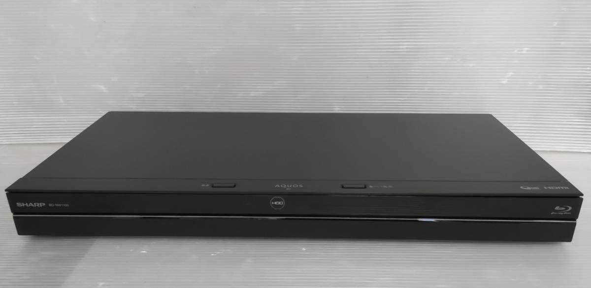 シャープ BD-NW1100 純正リモコン付 HDD：1TB 2番組同時録画 365