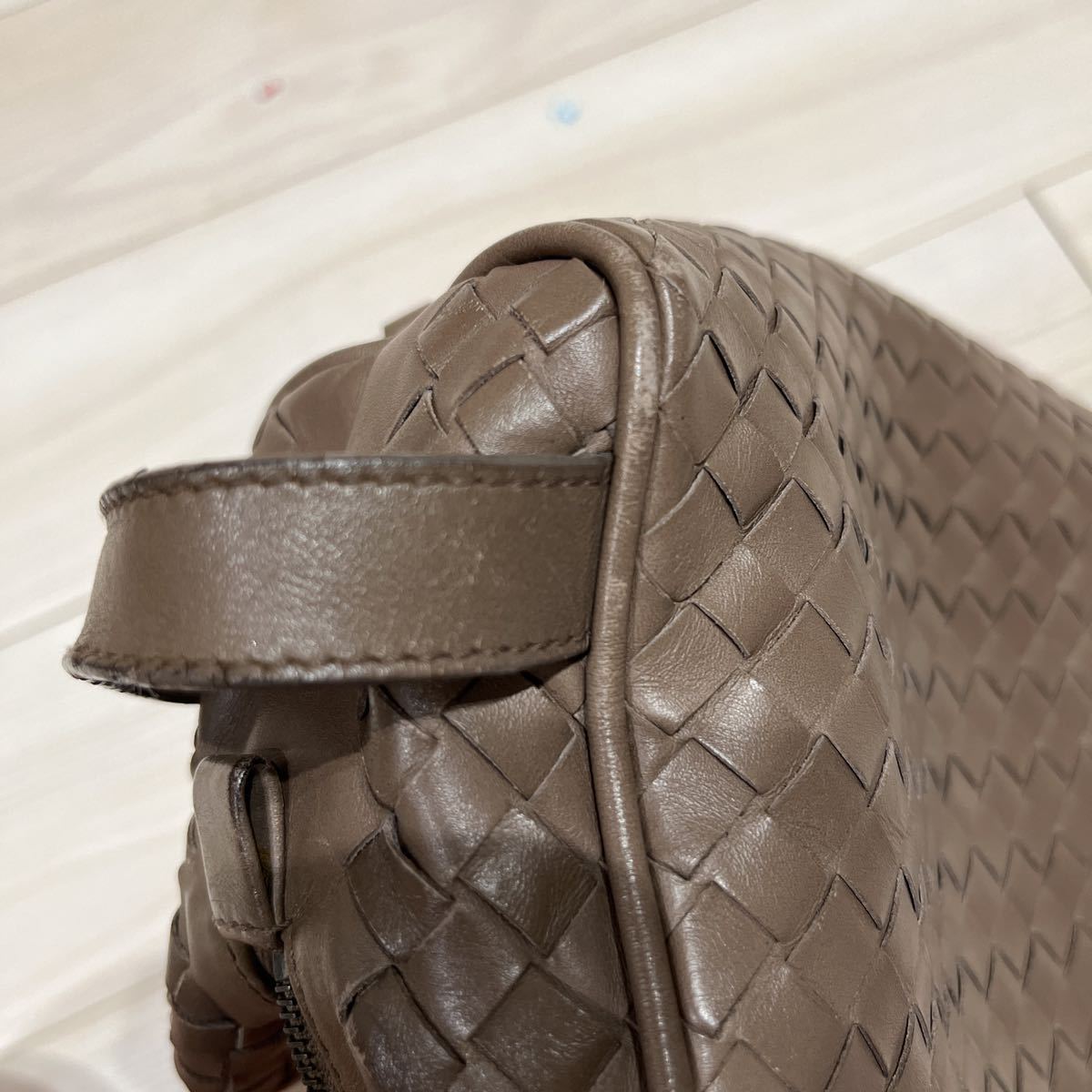 BOTTEGA VENETA　ボッテガヴェネタ　化粧ポーチ　イントレチャート ボッテガヴェネタ ポーチ イントレチャート ボッテガヴェネタ ポーチ