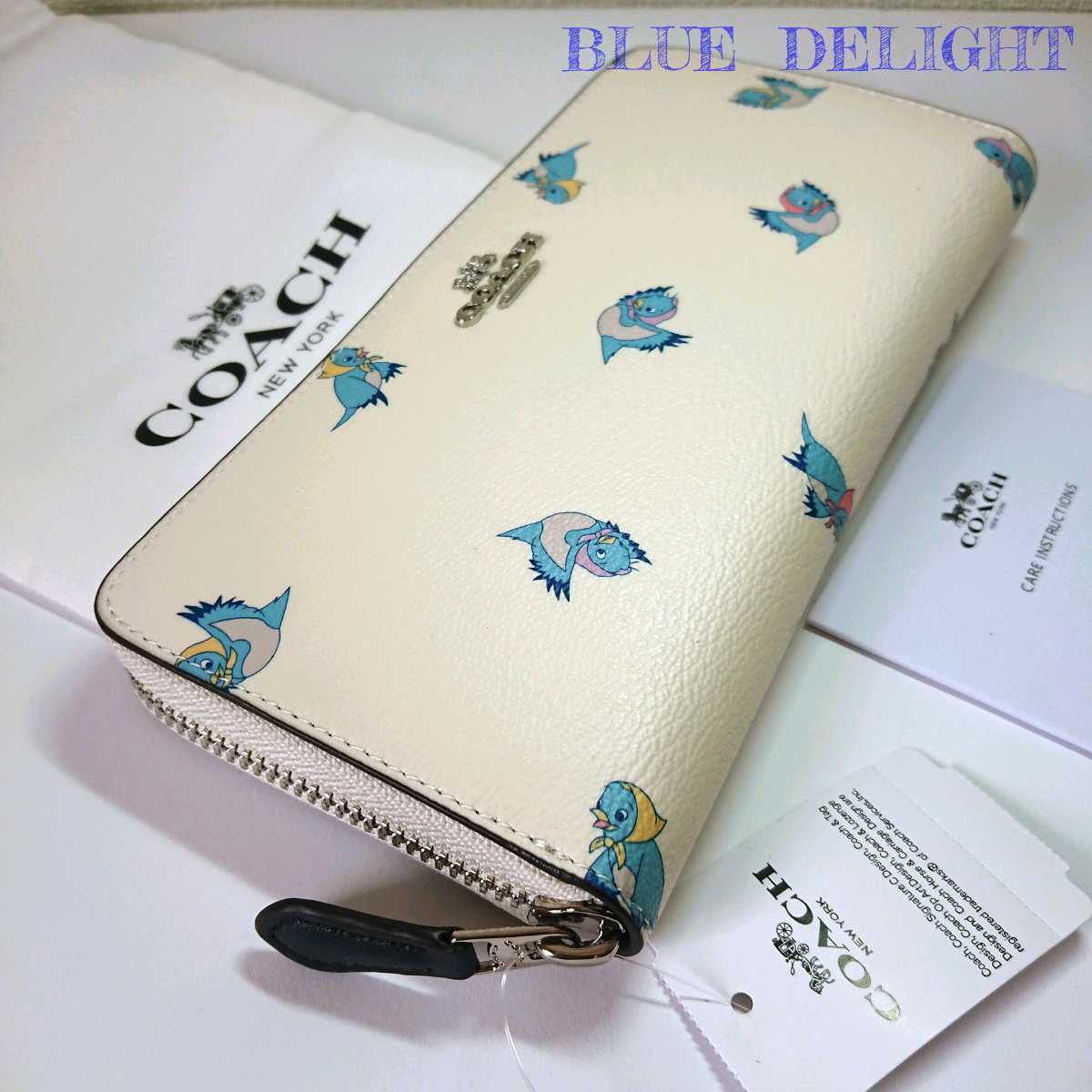 1円スタート【新品-未使用】コーチ×ディズニー コラボ 長財布  