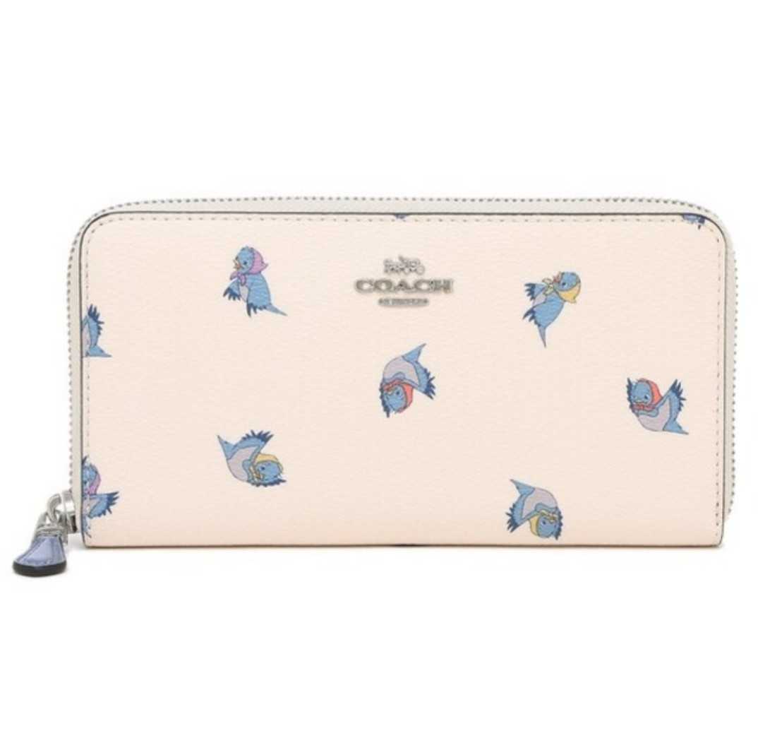1円スタート【新品-未使用】コーチ×ディズニー コラボ 長財布  