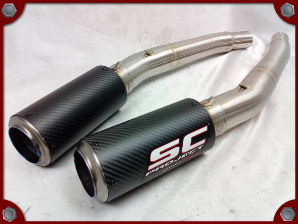 ○中古・美品○08-20 GSX1300Rハヤブサ用 SCプロジェクト CR-T ツイン