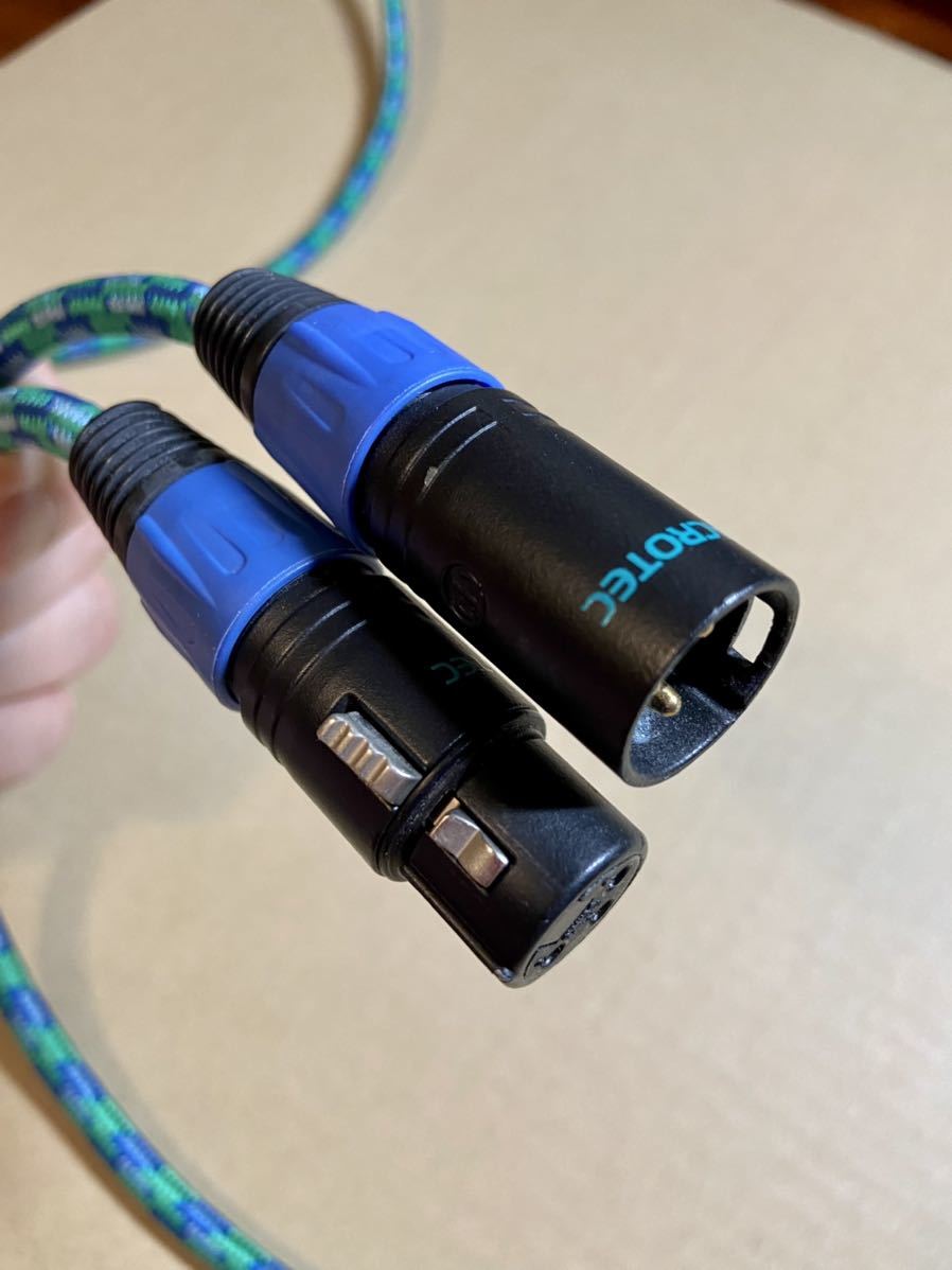 ACROLINK 6N-A2030II XLRケーブル　1m×2 ACROLINK 6N-A2030II XLRケーブル 1m×2 ACROTEC 6N-A2030 XLRケーブル