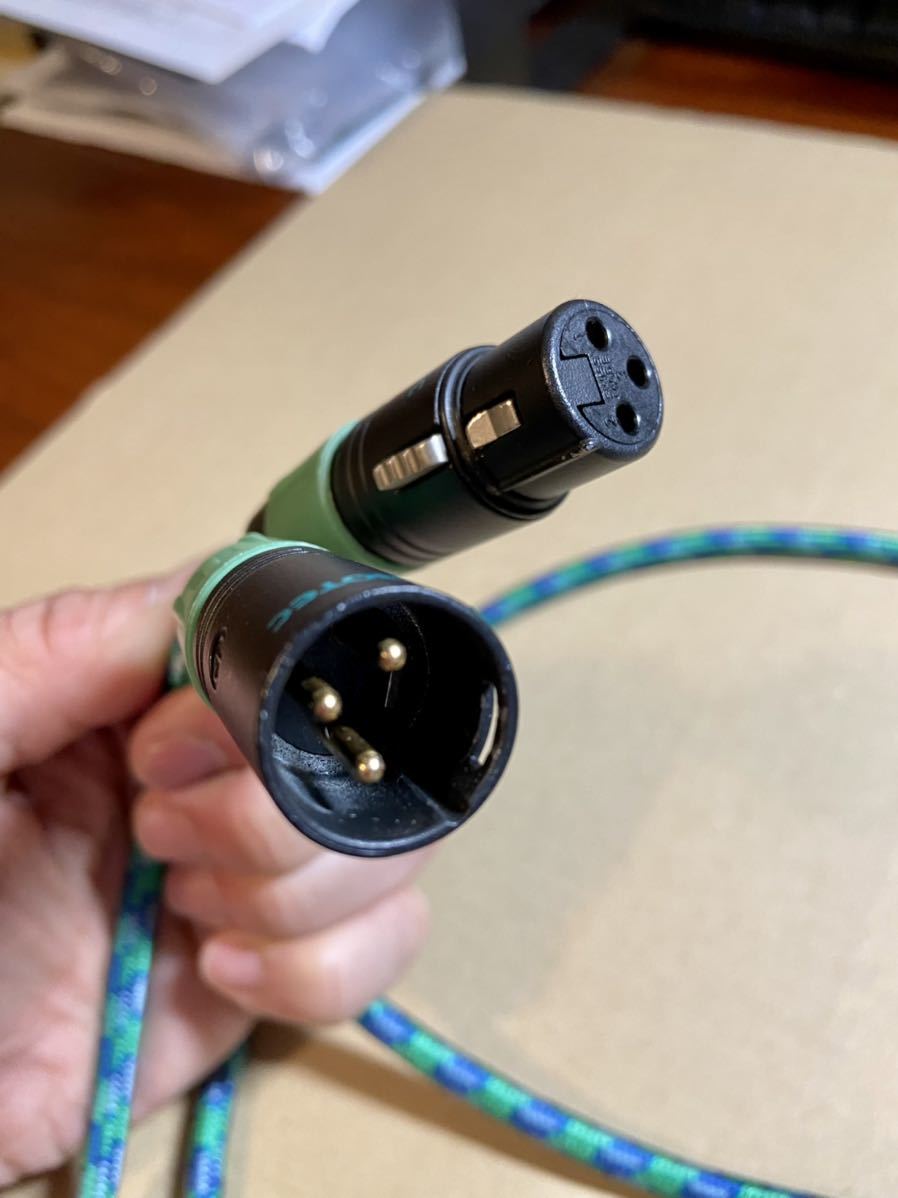 ACROLINK 6N-A2030II XLRケーブル 1m×2 ACROTEC 6N-A2030 XLRケーブル